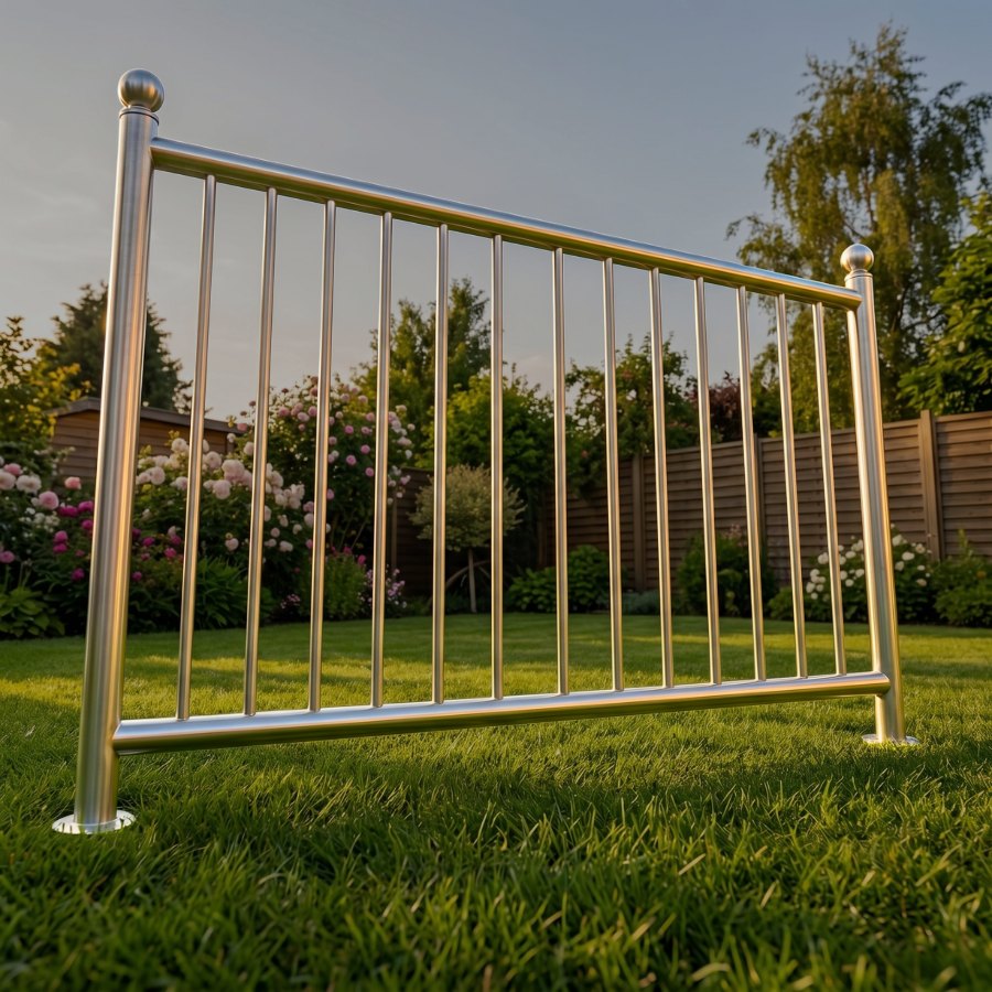 Stainless steel fence